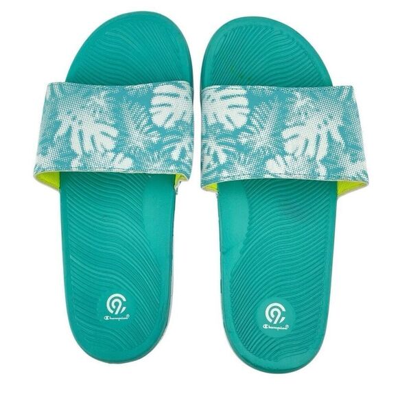 C9 by Champion Mallie Women’s Tropical Print Waterproof Slide Sandals Size 8 - Picture 1 of 13